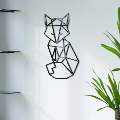 Lisek Geometryczna dekoracja na ścianę