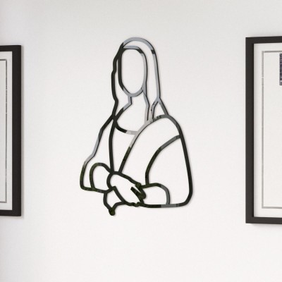 Mona Lisa - dekoracja 3d na ścianę