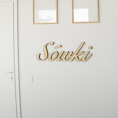 Napis na ścianę Nazwa grupy / klasy