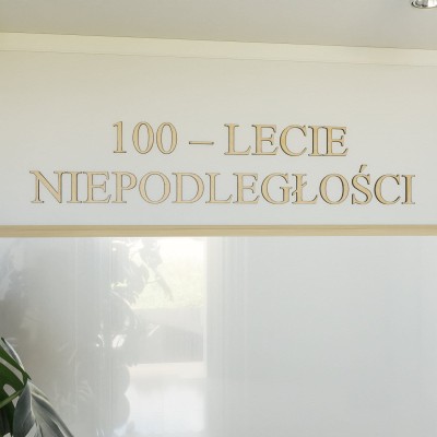 Litery na ścianę 100-lecie Niepodległości