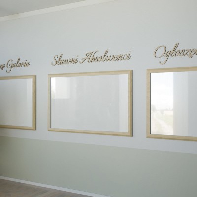 Litery na ścianę Sławni Absolwenci