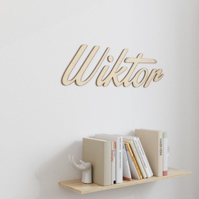 Imię 3D dekoracja na ścianę 