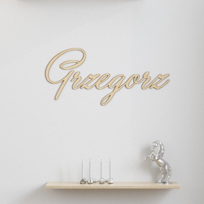 Imię 3D dekoracja na ścianę