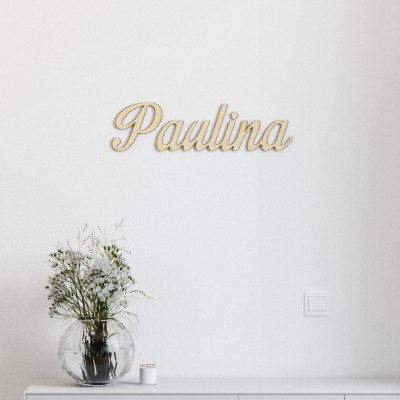 Imię 3D dekoracja na ścianę