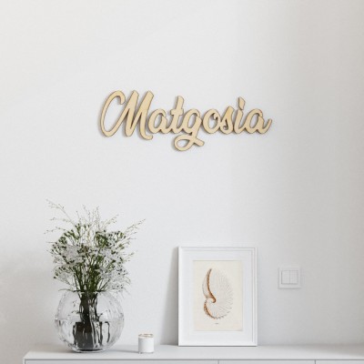 Imię 3D dekoracja na ścianę