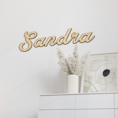 Imię 3D dekoracja na ścianę