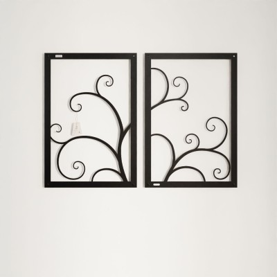 Dyptyk - dwa Panele ażurowe floresy