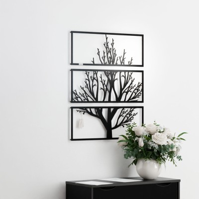 Panele ażurowe tryptyk drzewo