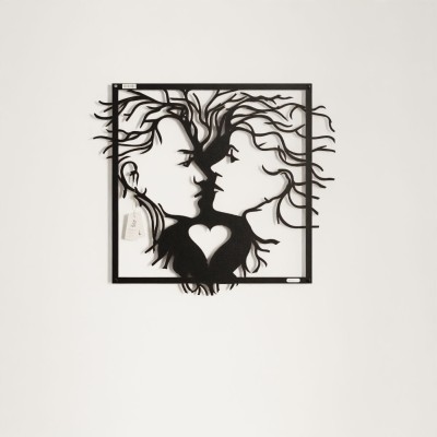 Panel ażurowy twarze z sercem