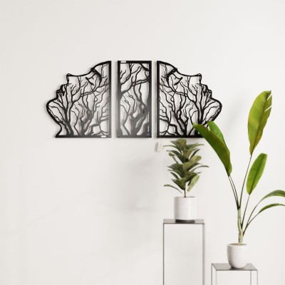 Tryptyk panele ażurowe twarze