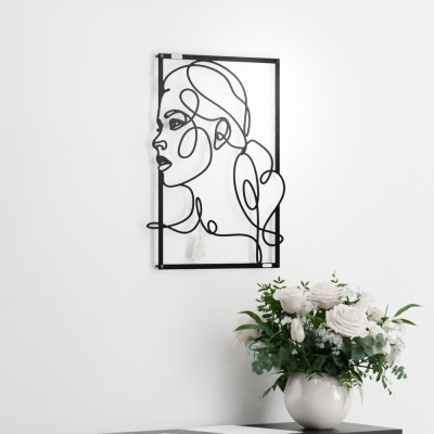 Panel ażurowy single line kobieta