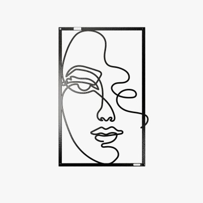 Panel ażurowy single line kobieta