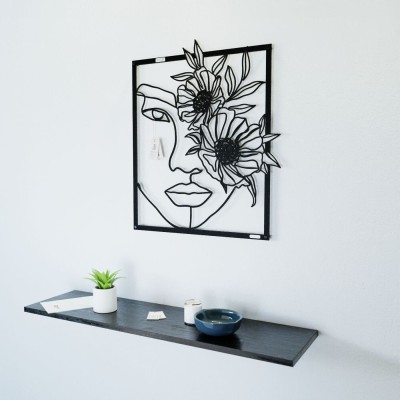 Panel ażurowy single line twarz kobiety