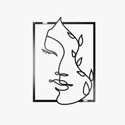 Panel ażurowy single line twarz kobiety