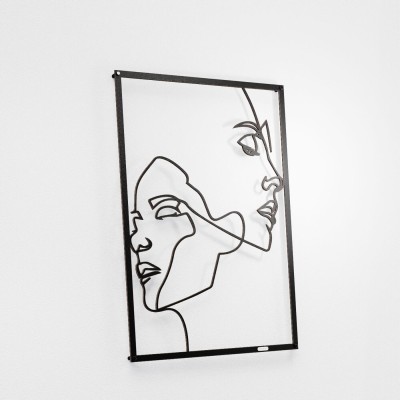 Panel dekoracyjny ażurowy dwie głowy