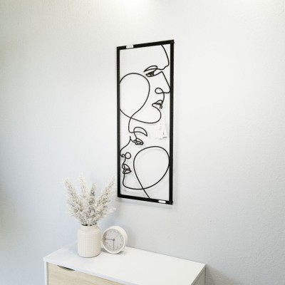 Panel dekoracyjny ażurowy dwie twarze