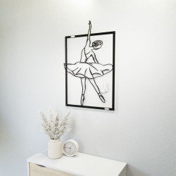 Panel dekoracyjny ażurowy baletnica