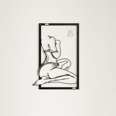 Panel dekoracyjny single line postać kobiety