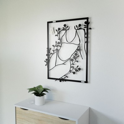 Panel dekoracyjny kobieta w kwiatach