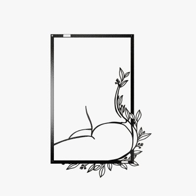 Panel dekoracyjny kobieta w kwiatach