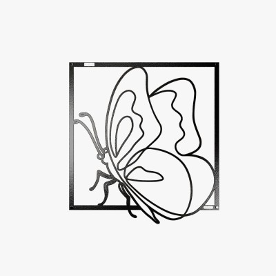 Panel dekoracyjny ażurowy motyl