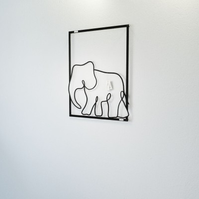 Panel dekoracyjny ażurowy słonik