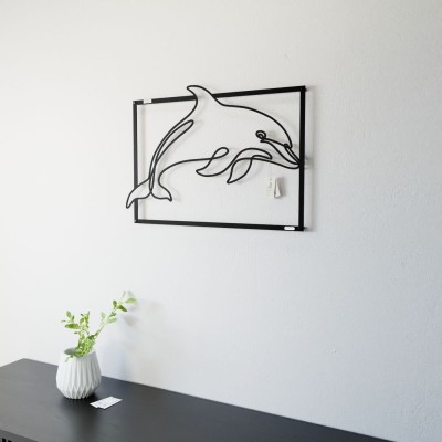 Panel dekoracyjny ażurowy delfin