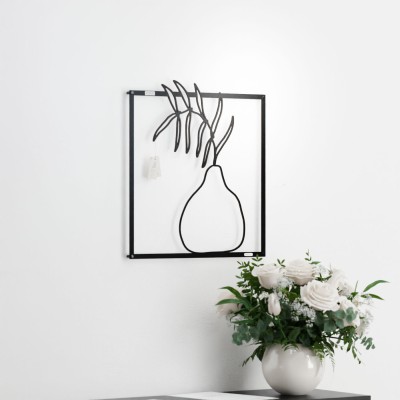 Panel ażurowy dekoracja ściany kwiat listki