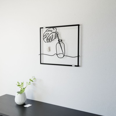 Panel ażurowy dekoracja ściany monstera w butelce