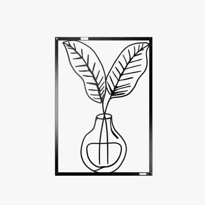 Panel ażurowy dekoracja ściany gałązki w wazonie