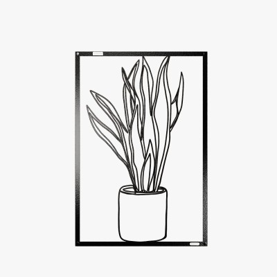 Panel dekoracja ażurowy kwiat wężownica