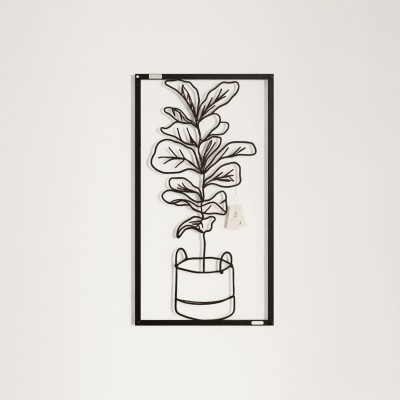 Panel ozdobny ażurowy kwiat w donicy