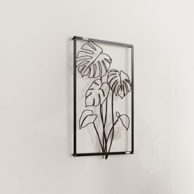 Panel ozdobny ażurowy liście monstery