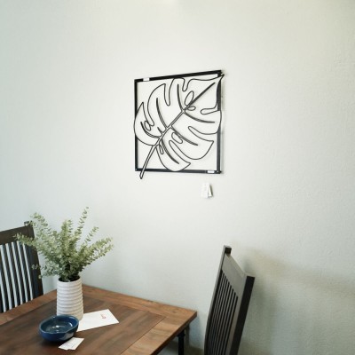 Panel ozdobny ażurowy liść monstery