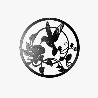 Panel dekoracyjny ażurowy okrągły - ptaszek