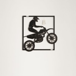 Panel dekoracyjny ażurowy motocykl
