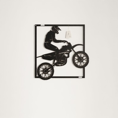 Panel dekoracyjny ażurowy motocykl