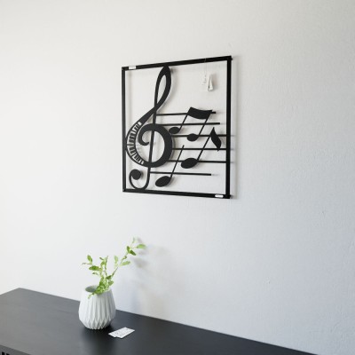 Panel dekoracyjny ażurowy nuty