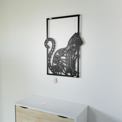 Panel dekoracyjny ażurowy kotek