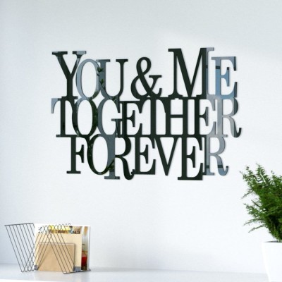 Napis ścienny You & Me together forever