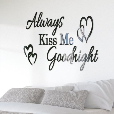 Napisy ścienne Always kiss me goodnight