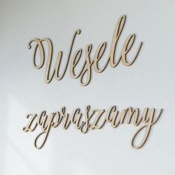 Napisy Wesele zapraszamy