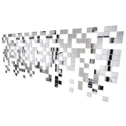Lustro akrylowe Pixels 158x61cm