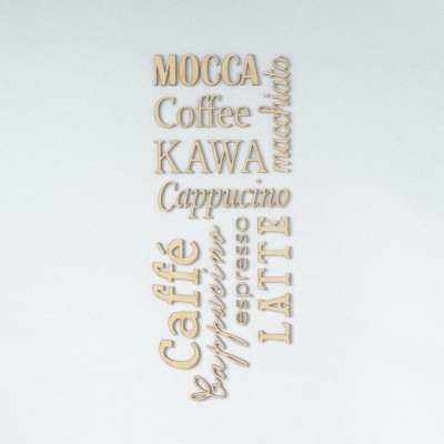Napisy na ścianę Kawa caffe coffee
