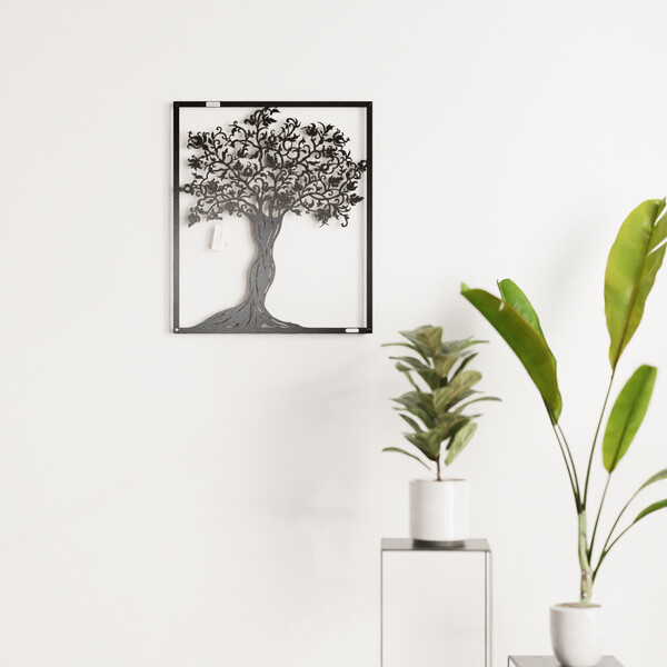 3000924 pięknie wycięte laserem Panel ażurowy 3d Drzewo Życia  z drewnianej płyty