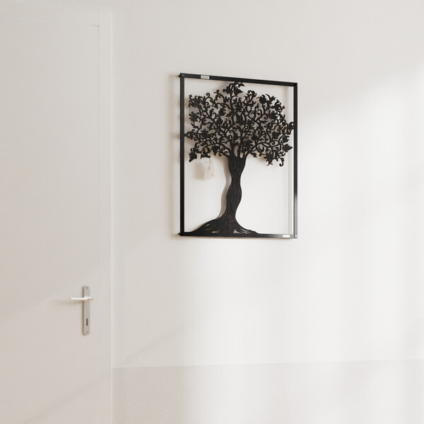 dekoracja na ścianę Panel ażurowy 3d Drzewo Życia 3000924 wycięte z hdf