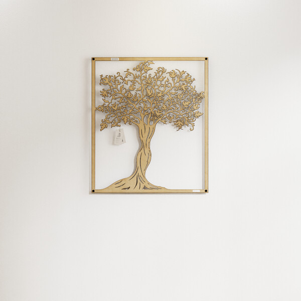 dekoracja na ścianę Panel ażurowy 3d Drzewo Życia 3000924 na ścianie