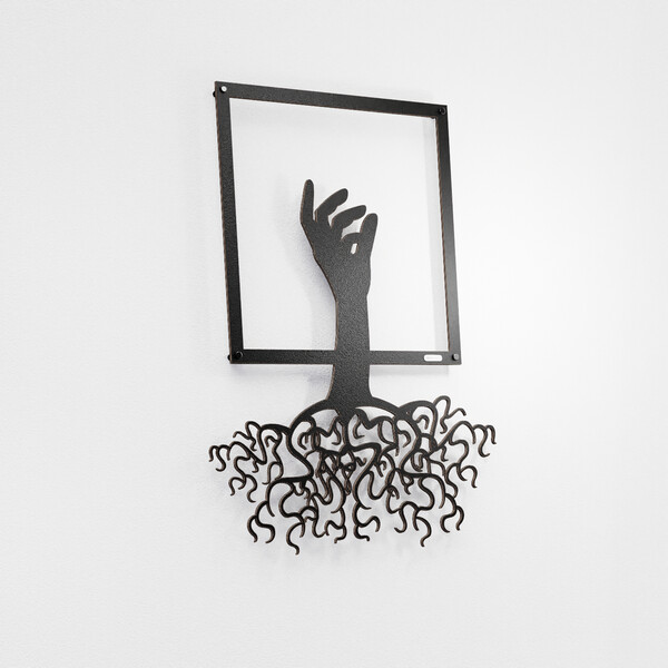 Panel ażurowy 3d Ręka 3000928 z płyty meblowej