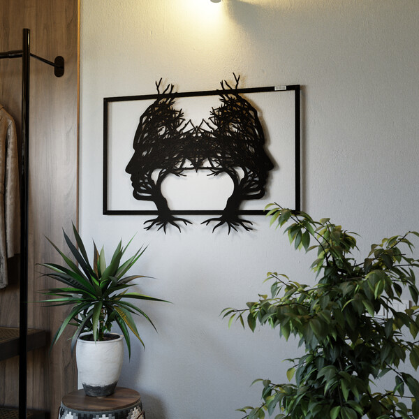 dekoracja na ścianę Panel ażurowy 3d dwie twarze 3000930 zdjęcie 8