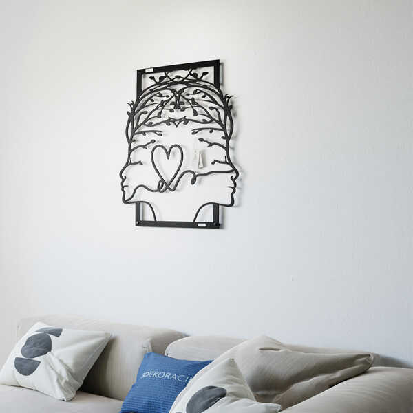 3000934 pięknie wycięte laserem Panel ażurowy 3d głowy i serce  zdjęcie 3